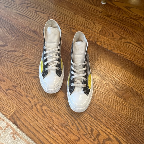 RARE Plaid Converse 70 hacked fashion high top sneakers - Picture 8 of 16